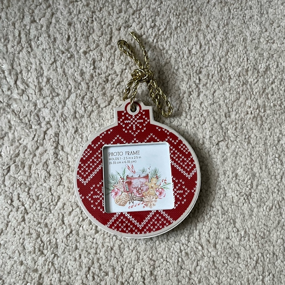 FREE WITH PURCHASE! Ornament photo frame Christmas tree ornament picture frame